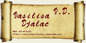 Vasilisa Đalac vizit kartica